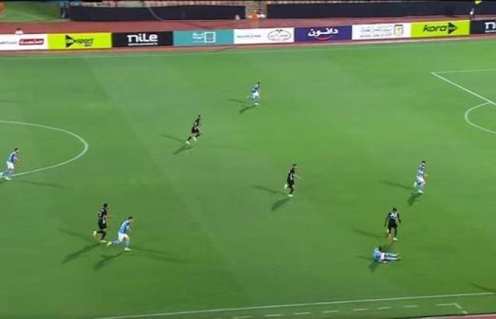 البنك الأهلي يضرب بقوة وينهي الشوط الأول متقدمًا على بيراميدز بثنائية نظيفة..فيديو
