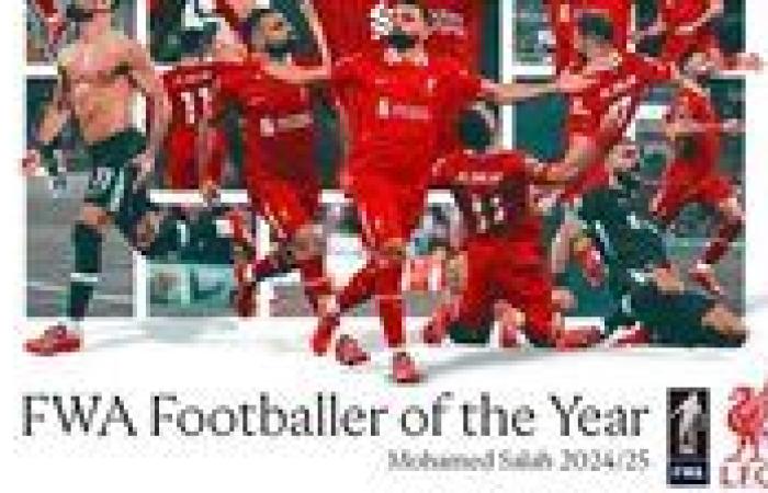 محمد صلاح يحصد جائزة لاعب الموسم في الدوري الإنجليزي الممتاز من رابطة كتّاب كرة القدم